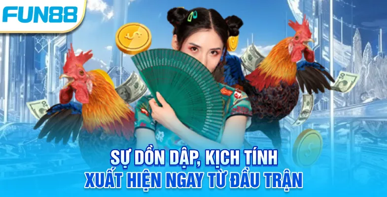 Sự dồn dập, kịch tính xuất hiện ngay từ đầu trận