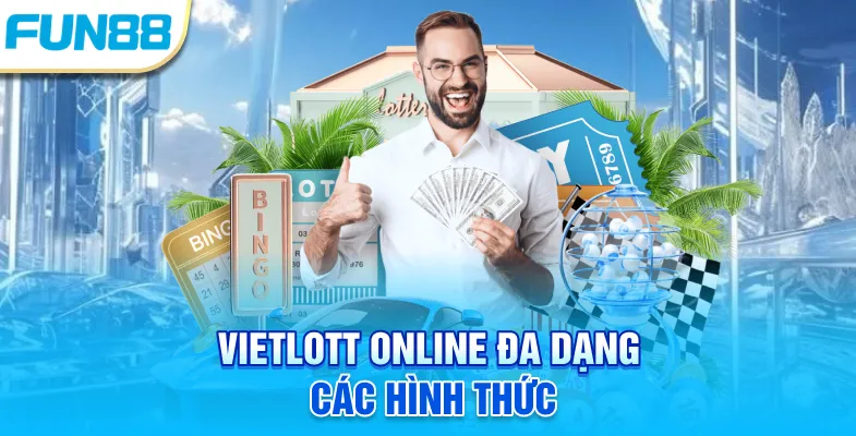 Vietlott online đa dạng các hình thức