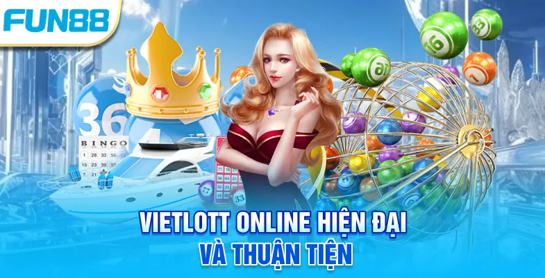 Vietlott online hiện đại và thuận tiện